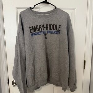 Gray Embry-Riddle Sweatshirt